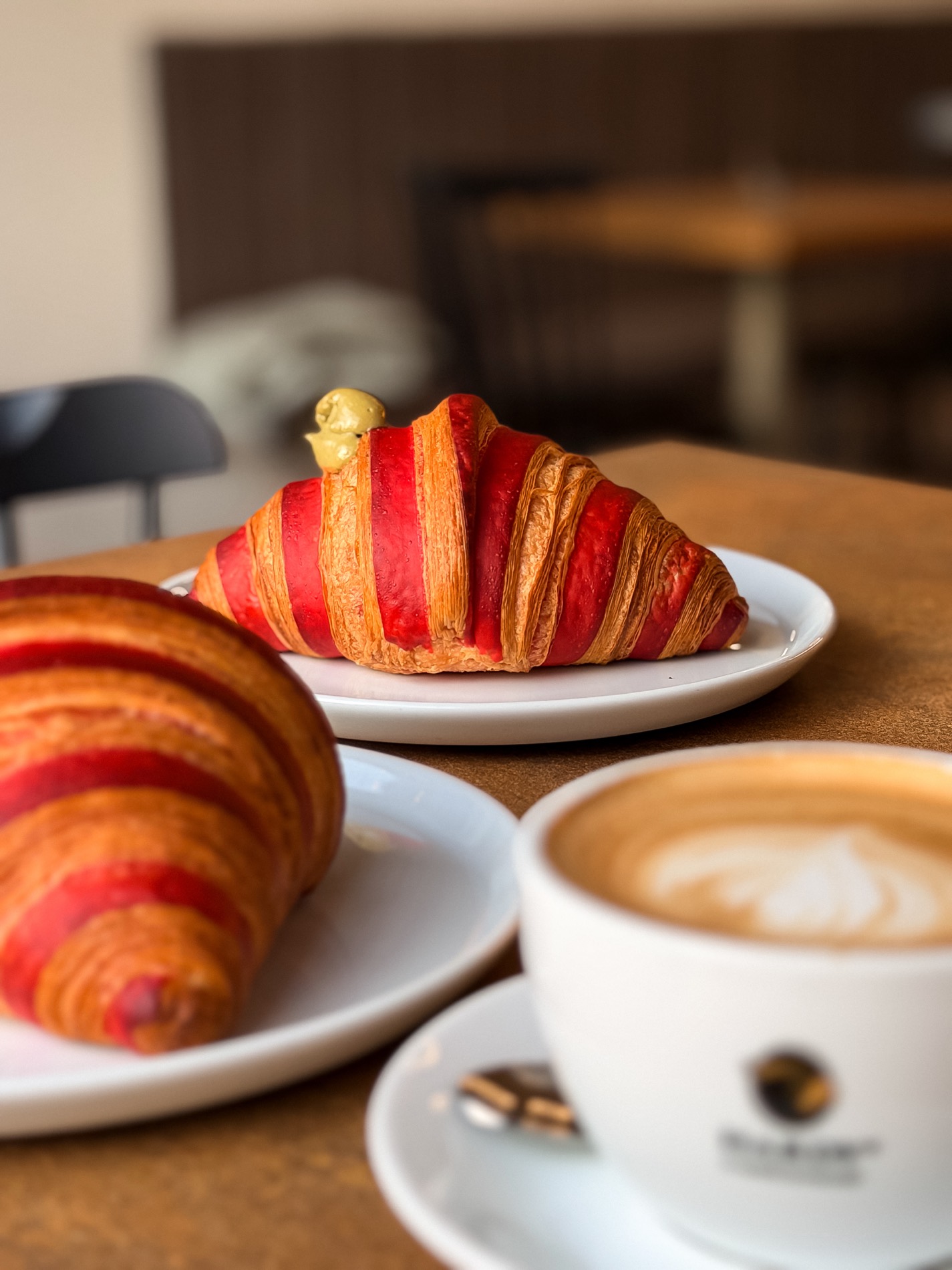 Croissanty a cappuccino
